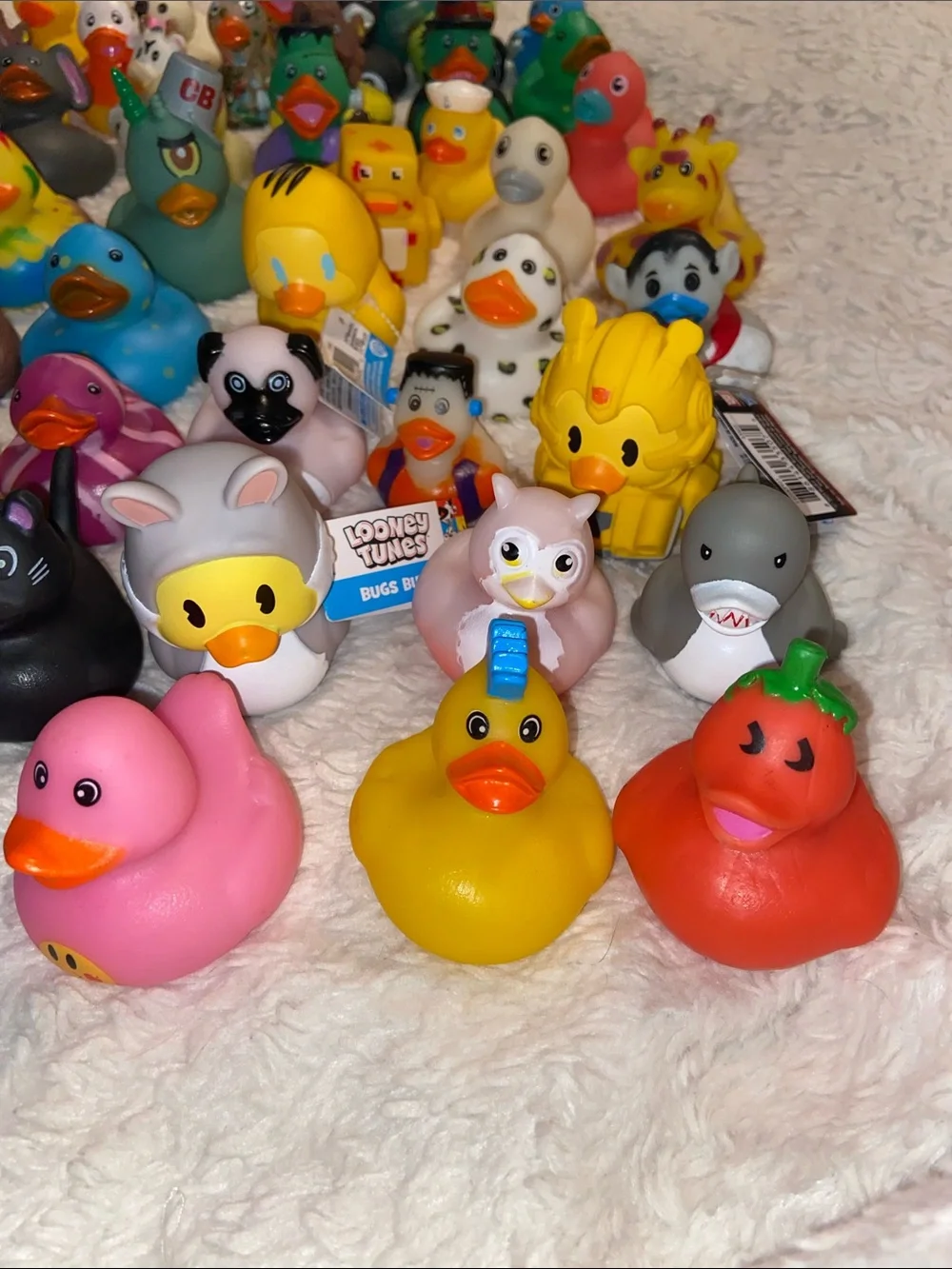 57pc Rubber Duck Lot 2” Jeep Ducks Bath Ducks Assorted Collection